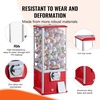 image:imageVEVOR Gumball Machine for Kids 17H Home Candy Vending Machine PC Gumball Dispenser Bubble Gum Machine for Game Stores Coin Operated Gumball Bank for Toy Capsules Bouncy Balls Candy RedRed