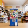 image:imageVEVOR Gumball Machine for Kids 17H Home Candy Vending Machine PC Gumball Dispenser Bubble Gum Machine for Game Stores Coin Operated Gumball Bank for Toy Capsules Bouncy Balls Candy RedBlue