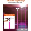 image:imageVEVOR Professional Dancing Pole Spinning Static Dancing Pole Kit Portable Removable Pole 45mm HeavyDuty Stainless Steel Pole Height Adjustable Fitness Pole for Exercise Home Club Gym SilverPink