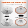 image:imageVEVOR Professional Dancing Pole Spinning Static Dancing Pole Kit Portable Removable Pole 45mm HeavyDuty Stainless Steel Pole Height Adjustable Fitness Pole for Exercise Home Club Gym SilverSilverRound