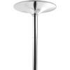 image:imageVEVOR Professional Dancing Pole Spinning Static Dancing Pole Kit Portable Removable Pole 45mm HeavyDuty Stainless Steel Pole Height Adjustable Fitness Pole for Exercise Home Club Gym SilverChromeRound
