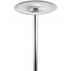 image:imageVEVOR Professional Dancing Pole Spinning Static Dancing Pole Kit Portable Removable Pole 45mm HeavyDuty Stainless Steel Pole Height Adjustable Fitness Pole for Exercise Home Club Gym SilverChromeRound