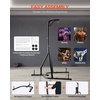 image:imageVEVOR Punching Bag Stand Steel Heavy Duty Workout Training Equipment Adjustable Height Boxing Punching Stand with Weighted Base Holds Up to 140 lbs Freestanding Sandbag Rack for Home Gym FitnessStandard Punching Bag Stand