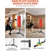 image:imageVEVOR Punching Bag Stand Steel Heavy Duty Workout Training Equipment Adjustable Height Boxing Punching Stand with Weighted Base Holds Up to 140 lbs Freestanding Sandbag Rack for Home Gym FitnessStandard Punching Bag Stand with Weighted Base