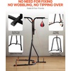 image:imageVEVOR Punching Bag Stand Steel Heavy Duty Workout Training Equipment Adjustable Height Boxing Punching Stand with Weighted Base Holds Up to 140 lbs Freestanding Sandbag Rack for Home Gym Fitness2 in 1 Freestanding Sandbag Rack