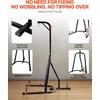 image:imageVEVOR Punching Bag Stand Steel Heavy Duty Workout Training Equipment Adjustable Height Boxing Punching Stand with Weighted Base Holds Up to 140 lbs Freestanding Sandbag Rack for Home Gym FitnessStandard Punching Bag Stand