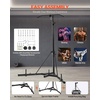image:imageVEVOR Punching Bag Stand Steel Heavy Duty Workout Training Equipment Adjustable Height Boxing Punching Stand with Weighted Base Holds Up to 140 lbs Freestanding Sandbag Rack for Home Gym Fitness2in1 Punching Bag Stand with PullUp Bar