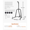 image:imageVEVOR Punching Bag Stand Steel Heavy Duty Workout Training Equipment Adjustable Height Boxing Punching Stand with Weighted Base Holds Up to 140 lbs Freestanding Sandbag Rack for Home Gym FitnessStandard Punching Bag Stand