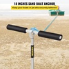 image:imageVEVOR Sand Anchor 36 Length Auger to The Beach and Sandbar 316 Stainless Steel Screw Anchor wRemovable Handle Bungee Line amp Carry Bag for Jet Ski PWC Pontoon Kayak18in