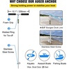 image:imageVEVOR Sand Anchor 36 Length Auger to The Beach and Sandbar 316 Stainless Steel Screw Anchor wRemovable Handle Bungee Line amp Carry Bag for Jet Ski PWC Pontoon Kayak36in