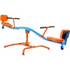 image:imageVEVOR Seesaw Teeter Totter for Kids 110 lbs Load Capacity per Seat Sit and Spin Teeter Totter with 4prong Support Legs Playground Equipment with Swiveling 360 Degrees Rotating for Aged 3 4 SeatsOrange  Blue