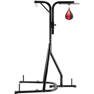 image:imageVEVOR Punching Bag Stand Steel Heavy Duty Workout Training Equipment Adjustable Height Boxing Punching Stand with Weighted Base Holds Up to 140 lbs Freestanding Sandbag Rack for Home Gym Fitness2 in 1 Freestanding Sandbag Rack