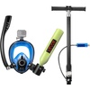 image:imageVEVOR 05L Mini Scuba Tank with SubMask Portable Diving Tank for Underwater Breathing Reusable Lung Diving Cylinder up to 10 Minutes Dive Time Emergency Rescue Pony Bottle with Pump for Snorkeling