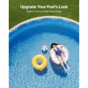 image:imageVEVOR 12 x 24 ft Oval Pool Liner Duobead Above Ground Pool Liners 52in Wall Height Durable Standard Gauge Vinyl Designed for Steel Sided AboveGround Swimming PoolsRound