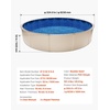 image:imageVEVOR 12 x 24 ft Oval Pool Liner Duobead Above Ground Pool Liners 52in Wall Height Durable Standard Gauge Vinyl Designed for Steel Sided AboveGround Swimming PoolsRound