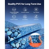image:imageVEVOR 12 x 24 ft Oval Pool Liner Duobead Above Ground Pool Liners 52in Wall Height Durable Standard Gauge Vinyl Designed for Steel Sided AboveGround Swimming PoolsRound