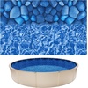 image:imageVEVOR 12 x 24 ft Oval Pool Liner Duobead Above Ground Pool Liners 52in Wall Height Durable Standard Gauge Vinyl Designed for Steel Sided AboveGround Swimming PoolsRound