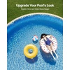 image:imageVEVOR 12 x 24 ft Oval Pool Liner Duobead Above Ground Pool Liners 52in Wall Height Durable Standard Gauge Vinyl Designed for Steel Sided AboveGround Swimming PoolsRound