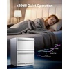 image:imageVEVOR Drawer Refrigerator 24 in Undercounter Beverage Fridge Large Capacity Drink Cooler with 304 Stainless Steel Drawers Temp Control Powerful Compressor for Kitchen Office amp Game Room