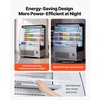 image:imageVEVOR Open Air Merchandiser 31 cu ft Shelving Commercial Refrigerator Grab and Go Fan Cooling Display Cooler with LED Lighting Night Curtain Horizontal for Restaurants Stores Office75 cuft