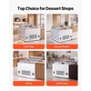 image:imageVEVOR Open Air Merchandiser 31 cu ft Shelving Commercial Refrigerator Grab and Go Fan Cooling Display Cooler with LED Lighting Night Curtain Horizontal for Restaurants Stores Office31 cuft