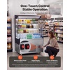 image:imageVEVOR Open Air Merchandiser 31 cu ft Shelving Commercial Refrigerator Grab and Go Fan Cooling Display Cooler with LED Lighting Night Curtain Horizontal for Restaurants Stores Office54 cuft