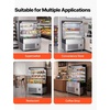 image:imageVEVOR Open Air Merchandiser 31 cu ft Shelving Commercial Refrigerator Grab and Go Fan Cooling Display Cooler with LED Lighting Night Curtain Horizontal for Restaurants Stores Office54 cuft