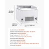 image:imageVEVOR Open Air Merchandiser 31 cu ft Shelving Commercial Refrigerator Grab and Go Fan Cooling Display Cooler with LED Lighting Night Curtain Horizontal for Restaurants Stores Office31 cuft