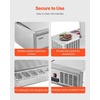 image:imageVEVOR Refrigerated Condiment Prep Station 140 W Countertop Refrigerated Condiment Station with Five 13 Pans amp Four 16 Pans 304 Stainless Body and PC Lid Sandwich Prep Table with Stainless GuardNew Stainless 71 in