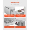 image:imageVEVOR Refrigerated Condiment Prep Station 140 W Countertop Refrigerated Condiment Station with Five 13 Pans amp Four 16 Pans 304 Stainless Body and PC Lid Sandwich Prep Table with Stainless GuardNew Stainless 60 in