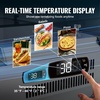 image:imageVEVOR Refrigerated Condiment Prep Station 140 W Countertop Refrigerated Condiment Station with Five 13 Pans amp Four 16 Pans 304 Stainless Body and PC Lid Sandwich Prep Table with Stainless GuardOriginal Glass 40 in