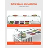 image:imageVEVOR Refrigerated Condiment Prep Station 150 W Countertop Refrigerated Condiment Station with Eight 16 Pans 304 Stainless Body and PC Lid Sandwich Prep Table for Restaurant amp Food StallNew Glass 48 in