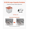 image:imageVEVOR Refrigerated Condiment Prep Station 150 W Countertop Refrigerated Condiment Station with Eight 16 Pans 304 Stainless Body and PC Lid Sandwich Prep Table for Restaurant amp Food StallNew Standard 275 in