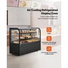 image:imageVEVOR Refrigerated Display Case 42 CuFt105L Countertop Pastry Display Case 2Tier Commercial Cake Refrigerator with LED Lighting TURBO Cooling FrostFree AirCooling for Bakery Dessert Shop176 CuFtNew