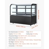 image:imageVEVOR Refrigerated Display Case 42 CuFt105L Countertop Pastry Display Case 2Tier Commercial Cake Refrigerator with LED Lighting TURBO Cooling FrostFree AirCooling for Bakery Dessert Shop176 CuFtNew
