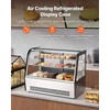 image:imageVEVOR Refrigerated Display Case 42 CuFt105L Countertop Pastry Display Case 2Tier Commercial Cake Refrigerator with LED Lighting TURBO Cooling FrostFree AirCooling for Bakery Dessert Shop5 CuFtNew