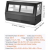image:imageVEVOR Refrigerated Display Case 42 CuFt105L Countertop Pastry Display Case 2Tier Commercial Cake Refrigerator with LED Lighting TURBO Cooling FrostFree AirCooling for Bakery Dessert Shop71 CuFtNew