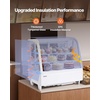 image:imageVEVOR Refrigerated Display Case 42 CuFt105L Countertop Pastry Display Case 2Tier Commercial Cake Refrigerator with LED Lighting TURBO Cooling FrostFree AirCooling for Bakery Dessert Shop35 CuFtNew