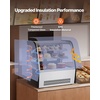image:imageVEVOR Refrigerated Display Case 42 CuFt105L Countertop Pastry Display Case 2Tier Commercial Cake Refrigerator with LED Lighting TURBO Cooling FrostFree AirCooling for Bakery Dessert Shop42 CuFtNew