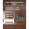 image:imageVEVOR Refrigerated Display Case 42 CuFt105L Countertop Pastry Display Case 2Tier Commercial Cake Refrigerator with LED Lighting TURBO Cooling FrostFree AirCooling for Bakery Dessert Shop42 CuFtNew