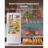 image:imageVEVOR Refrigerated Display Case 98 CuFt278L Large Pastry Display Case 5Tier Commercial Cake Refrigerator with LED Lighting TURBO Cooling FrostFree AirCooling for Bakery Dessert Shop3 CuFtNew