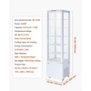 image:imageVEVOR Refrigerated Display Case 98 CuFt278L Large Pastry Display Case 5Tier Commercial Cake Refrigerator with LED Lighting TURBO Cooling FrostFree AirCooling for Bakery Dessert Shop98 CuFtNew