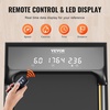 image:imageVEVOR Walking Pad with Handle Bar Under Desk Treadmill for Home Office 25HP Walking Jogging Running Machine Speed 6276MPH Folding Treadmill with Remote Control and LED DisplayOrange