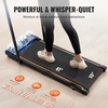 image:imageVEVOR Walking Pad with Handle Bar Under Desk Treadmill for Home Office 25HP Walking Jogging Running Machine Speed 6276MPH Folding Treadmill with Remote Control and LED DisplayOrange