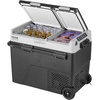 image:imageVEVOR 12 Volt Refrigerator 19 QT 18L Car Fridge Portable Electric Freezer Compressor with Handle 12V24V DC 100240V AC 4 to 68 20 to 20 for Truck Van RV SUV Boat Travel Camping615QT