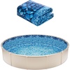 image:imageVEVOR 12 x 24 ft Oval Pool Liner Duobead Above Ground Pool Liners 52in Wall Height Durable Standard Gauge Vinyl Designed for Steel Sided AboveGround Swimming PoolsRound