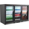 image:imageVEVOR Back Bar Cooler 114 CuFt Commercial Beverage Refrigerator 3 Sliding Glass Doors Fan Cooling Under Counter Beer Fridge wLED Lighting Shelves LowE Glass Display for Drinks Bar Store
