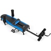 image:imageVEVOR Inversion Table 300 lbs Capacity Heavy Duty Back Inverter Stretcher Inverted Table with DualRoller Locking Decompression Tables for Shoulders Neck MultiAngle Adjustable Tether StrapBlue and Black Back Pad  Black Frame