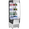 image:imageVEVOR Open Air Merchandiser 31 cu ft Shelving Commercial Refrigerator Grab and Go Fan Cooling Display Cooler with LED Lighting Night Curtain Horizontal for Restaurants Stores Office78 cuft