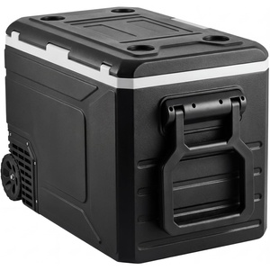 image:imageVEVOR 12 Volt Refrigerator 48 Quart 45L Fast Cooling Car Fridge Portable Freezer with App Control 468 1224v DC amp 110240v AC for Travel Truck Camping and Home Use Black824QT